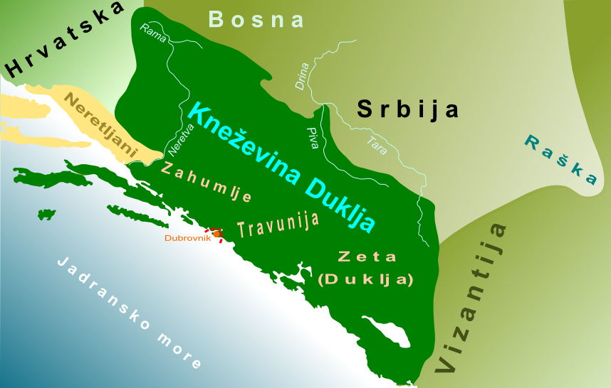 Kneževina Zeta (Duklja) nakon 1050. godine / Principality of Duklja 1050 / History of Montenegro